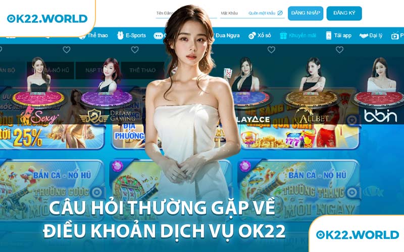 Câu Hỏi Thường Gặp Về Điều Khoản Dịch Vụ OK22